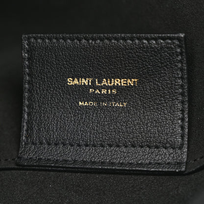 Saint Laurent Calfskin Large Shopping Tote Black 8 of 12