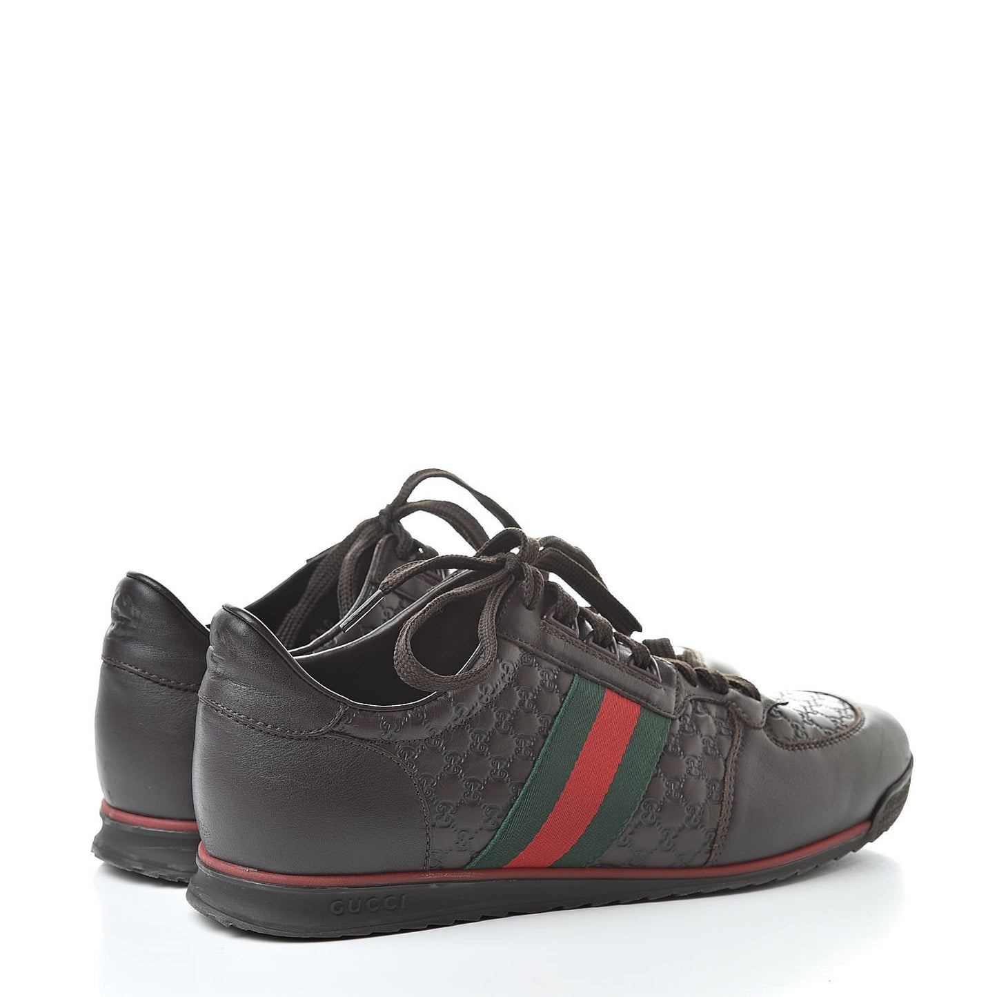 Guccissima Web Mens Sneakers 8.5 Brown