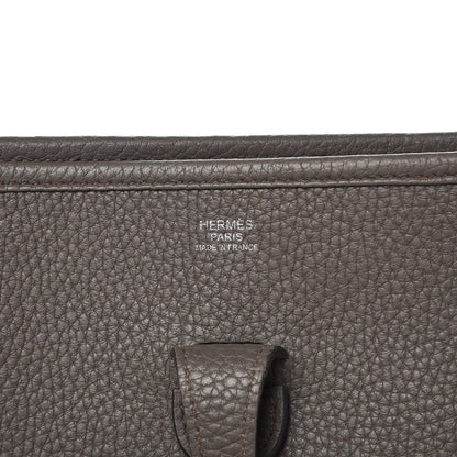 Hermes Taurillon Clemence Evelyne III PM Etain 6 of 10