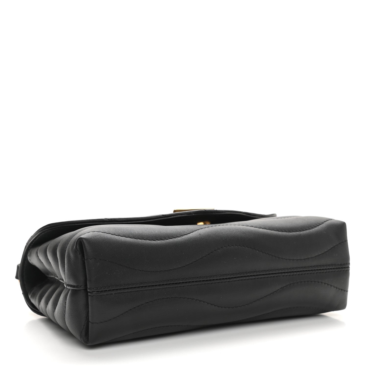 Louis Vuitton Calfskin LV New Wave Chain Bag Black 4 of 9