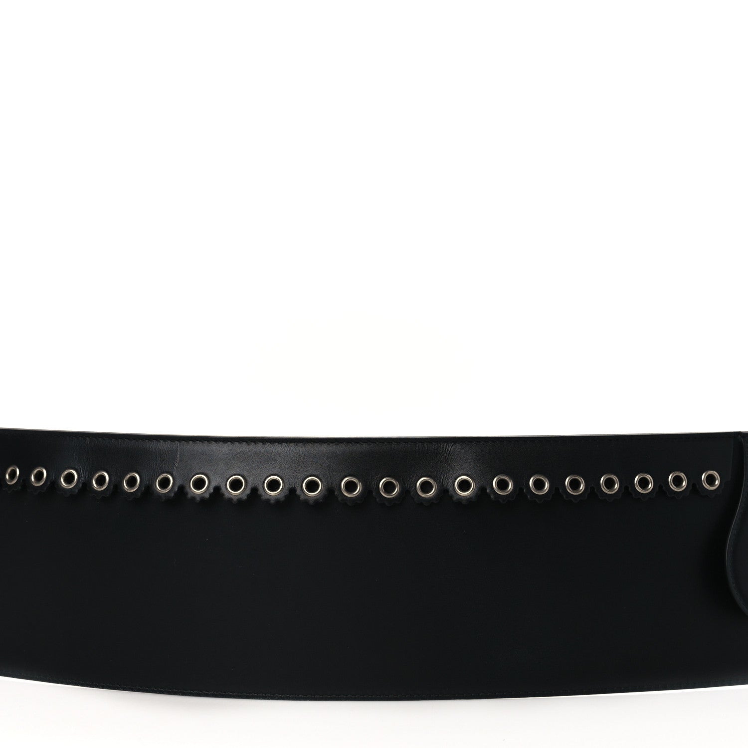 Christian Dior Calfskin Grommet Saddle Belt 80 Black 7 of 7