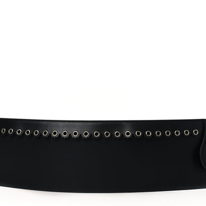 Christian Dior Calfskin Grommet Saddle Belt 80 Black 7 of 7