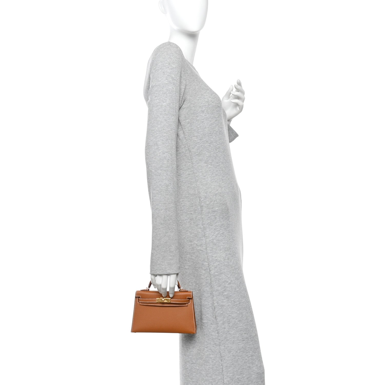 Hermes Epsom Mini Kelly Sellier 20 Gold 2 of 10