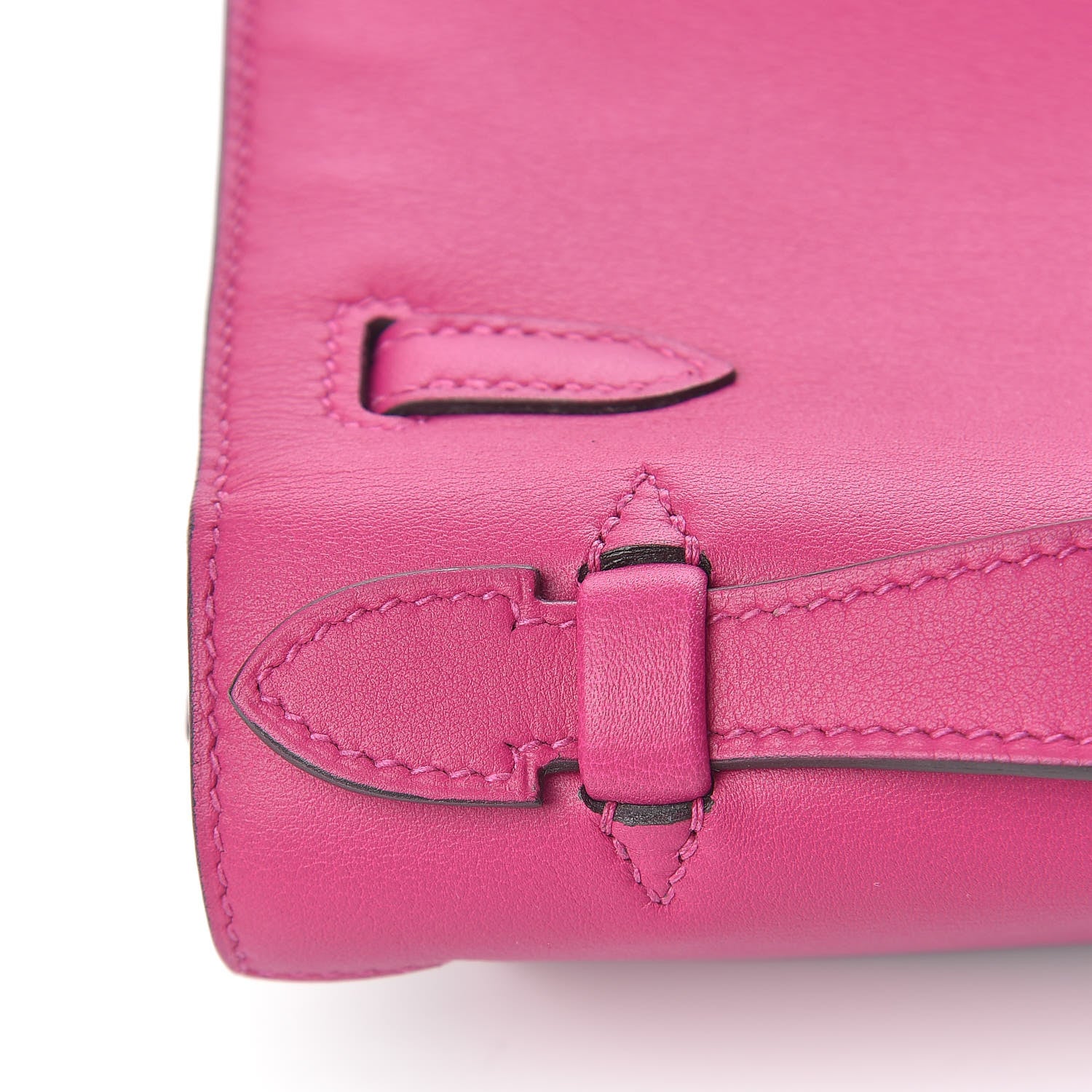 Hermes Swift Kelly Pochette Clutch Rose Pourpre 25 of 27