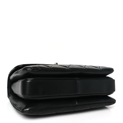 Chanel Lambskin Quilted Small Trendy CC Dual Handle Flap Bag Black 4 of 8