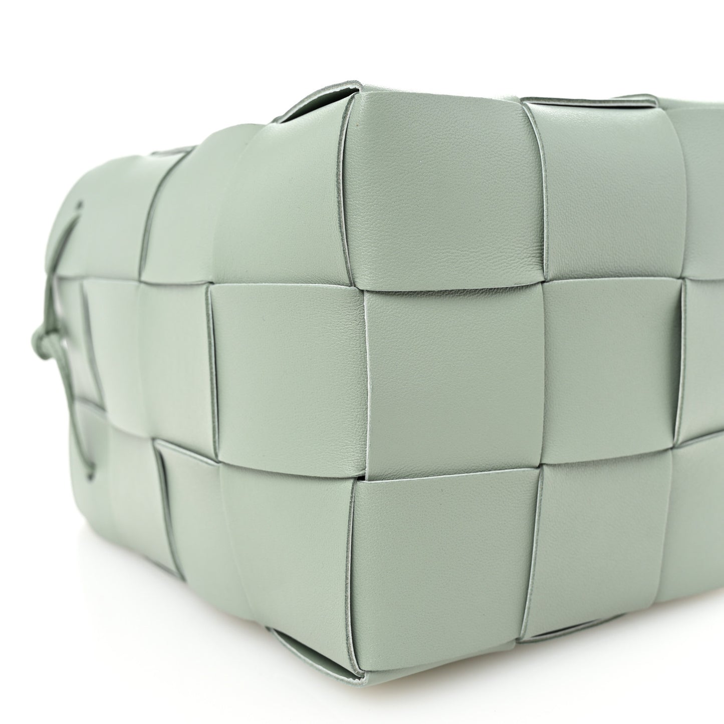 Nappa Maxi Intrecciato Small Cassette Bucket Bag New Sauge