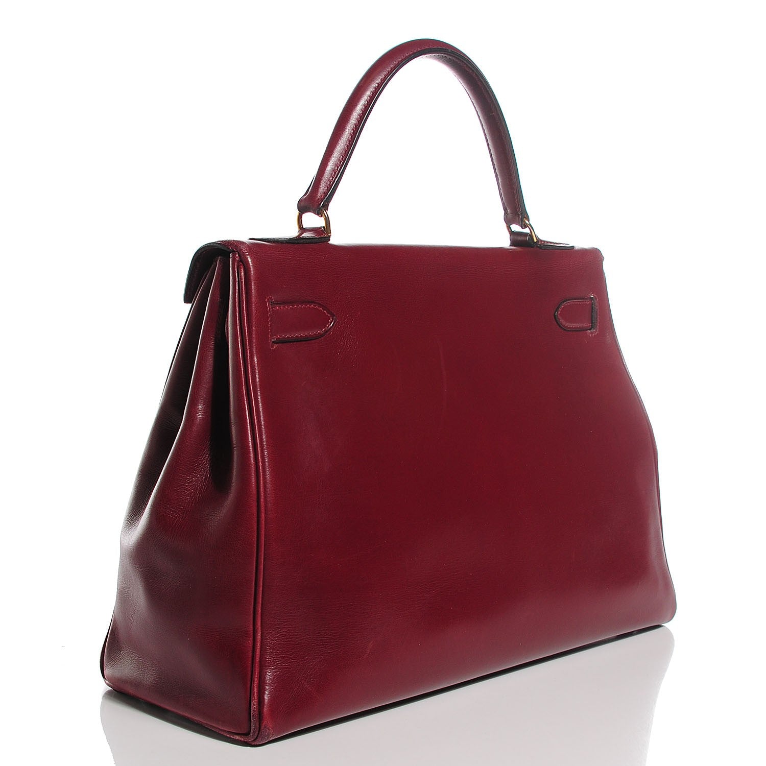 Hermes Box Kelly Retourne 32 Rouge H 3 of 23