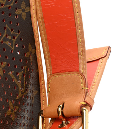 Louis Vuitton Monogram Perforated Musette Orange 19 of 20
