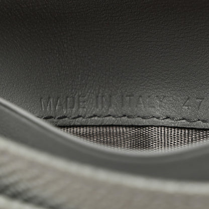 Christian Dior Grained Calfskin Saddle Card Holder Gray 7 of 8