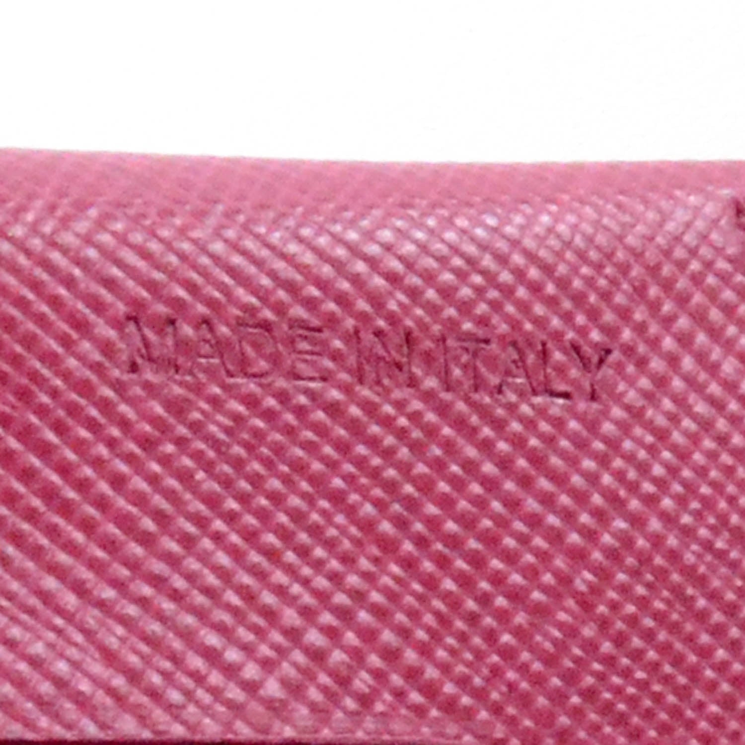 Prada Saffiano Metal Coin Purse Ibisco 5 of 8