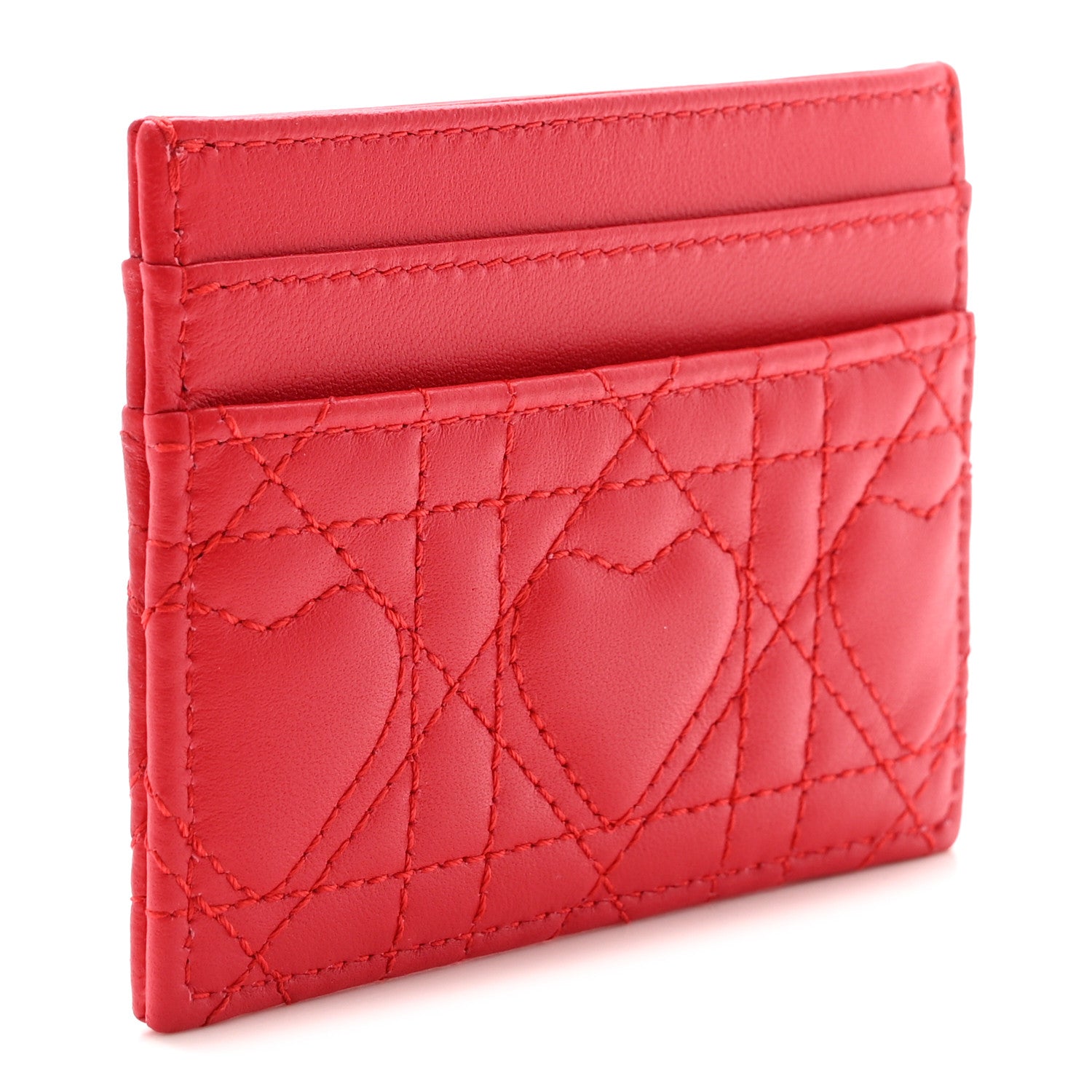 Christian Dior Lambskin Crystal Cannage Dioramour Jolie Freesia
