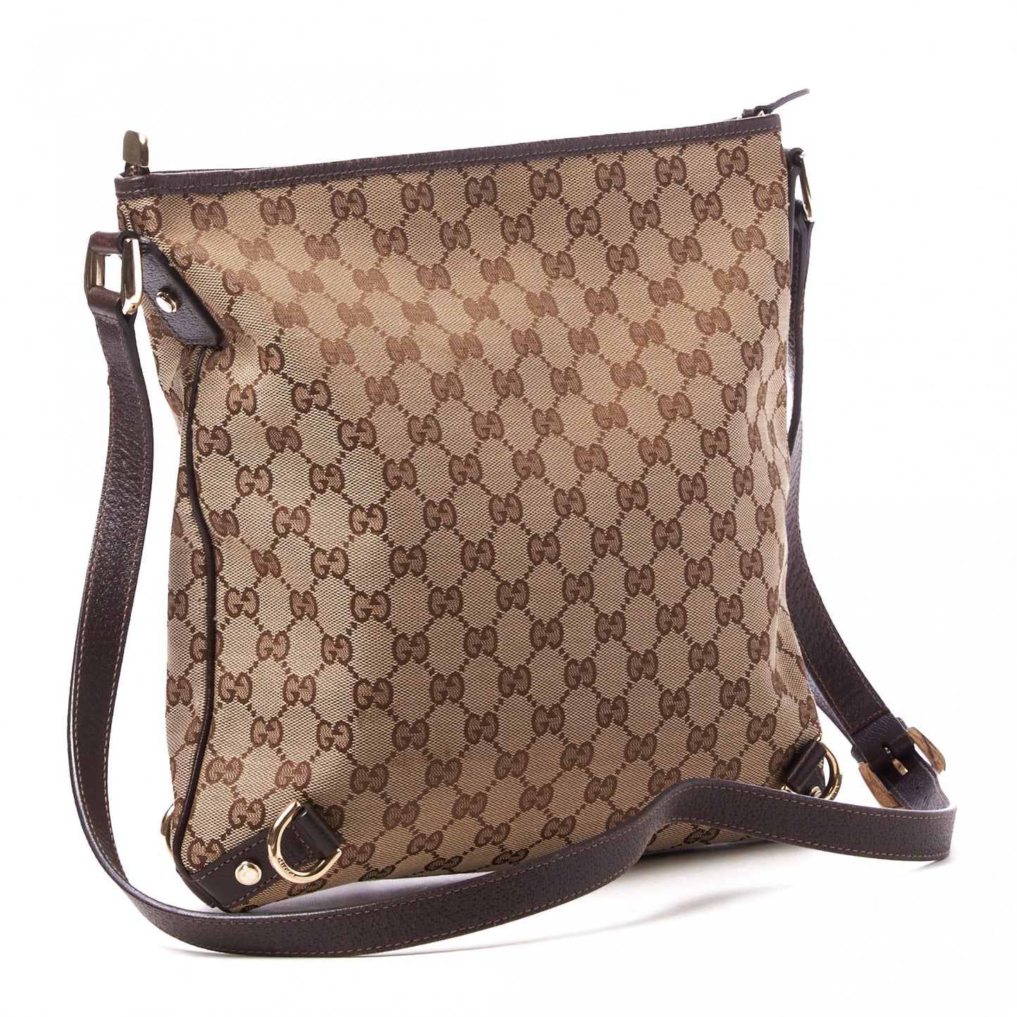 Monogram Abbey Messenger Bag Dark Brown