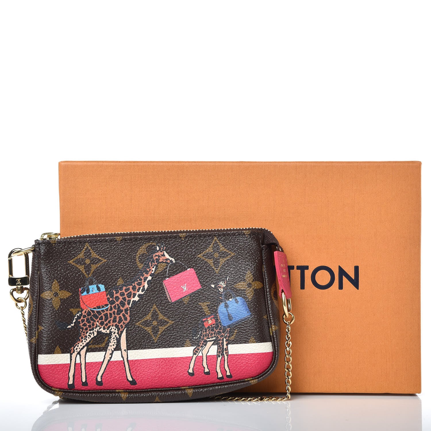 Louis Vuitton Monogram 2017 Christmas Animation Mini Pochette Accessories 8 of 8