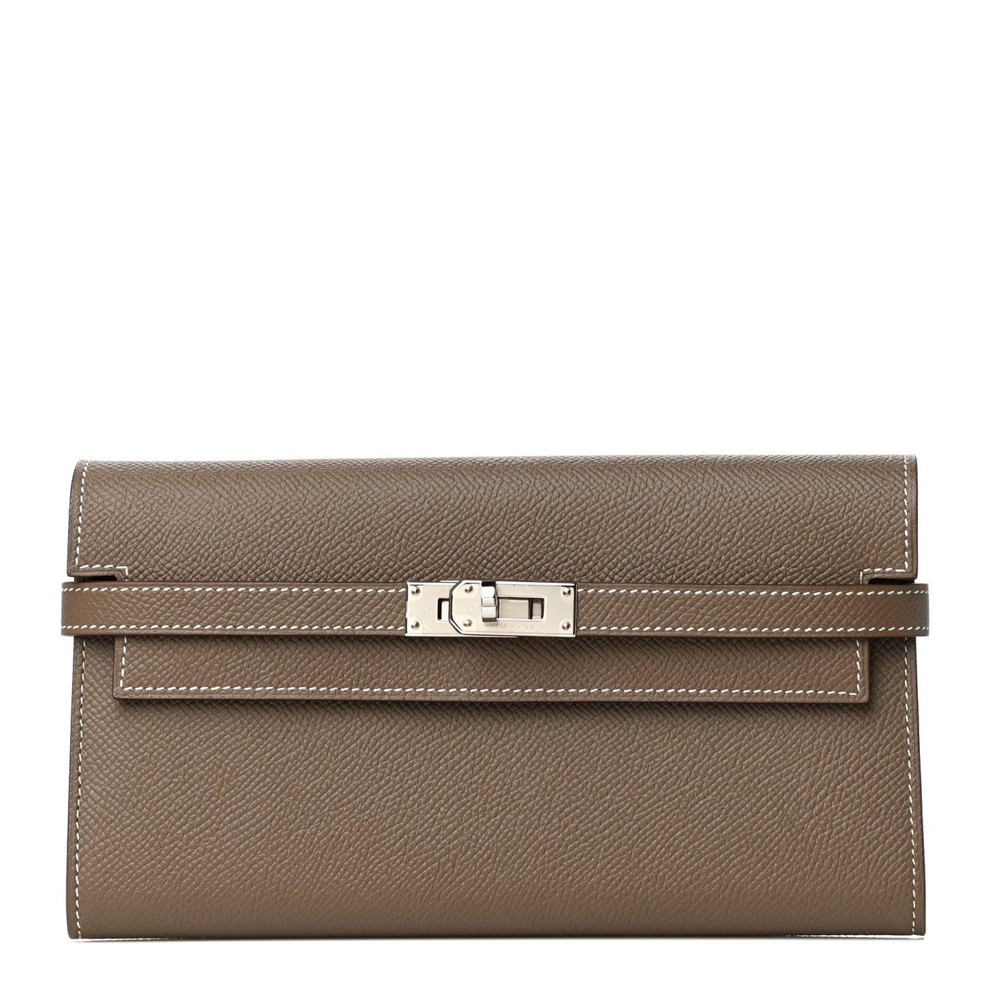 Epsom Kelly Longue Wallet Etoupe