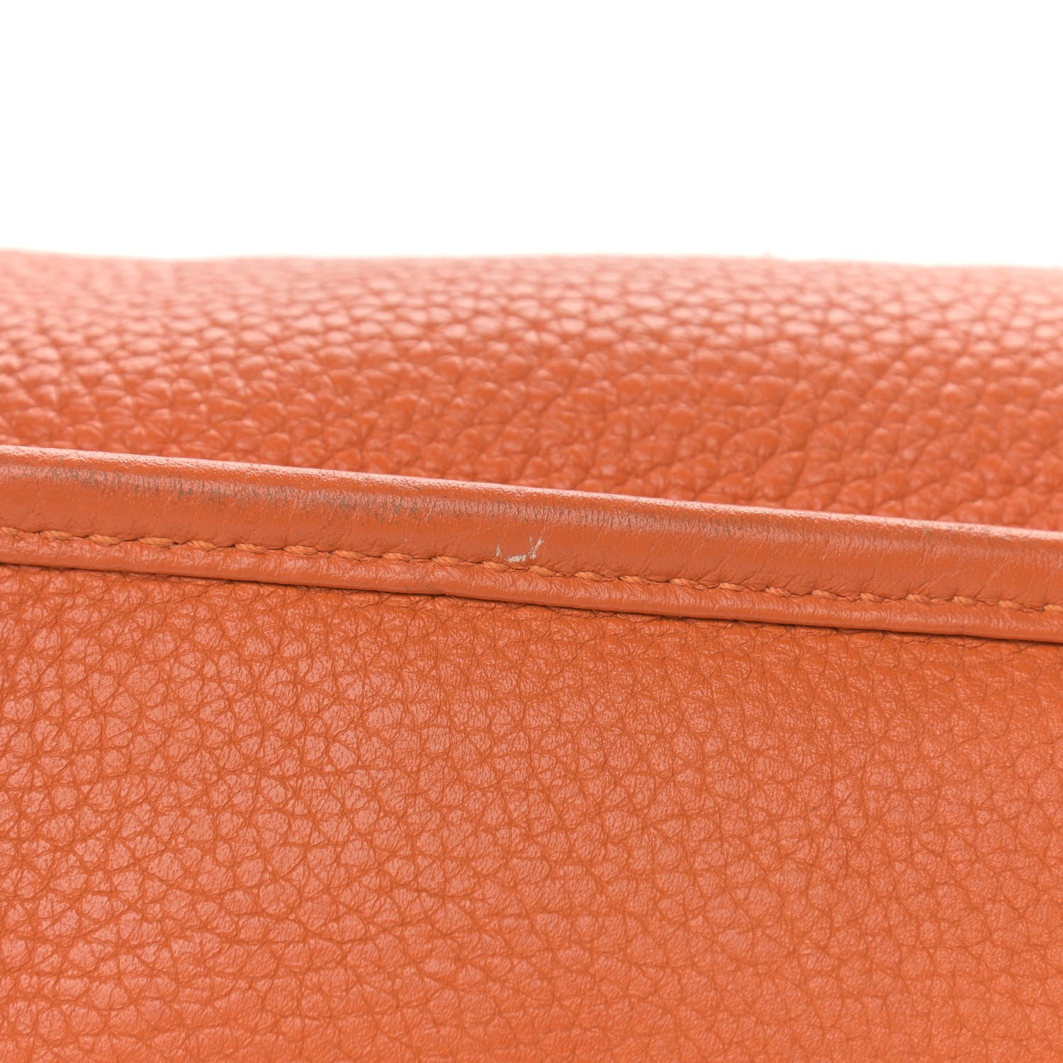 Hermes Taurillon Clemence Evelyne III PM Orange 10 of 19