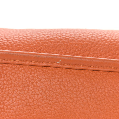 Hermes Taurillon Clemence Evelyne III PM Orange 10 of 19