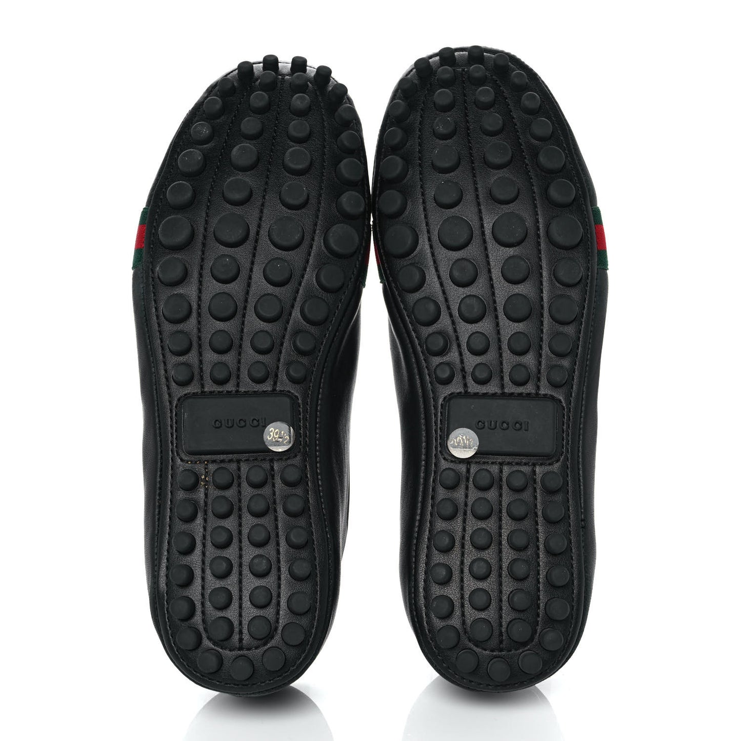 Calfskin Bayadere Bee Ballerina Flats 39.5 Black
