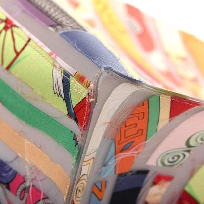 Hermes Rubber Silk Louvre Musuem Tote Multicolor 10 of 20