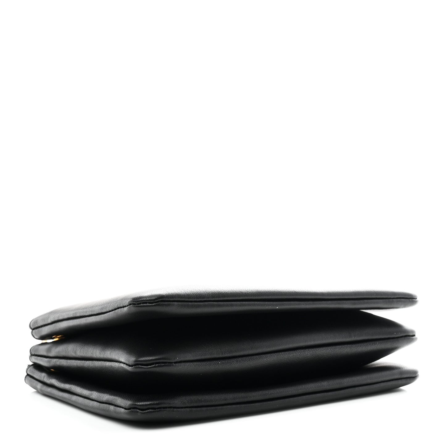 Lambskin Small Trio Crossbody Bag Black