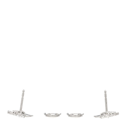 Tiffany Platinum Diamond Paper Flowers Cluster Earrings 3 of 5