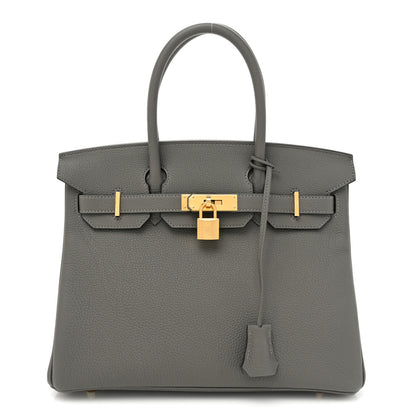 Hermes Togo Birkin 30 Etain 1 of 9
