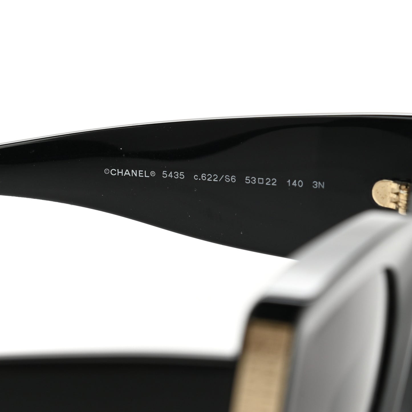 Acetate Rectangle Sunglasses 5435 Black