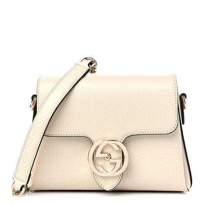 Gucci Dollar Calfskin Interlocking G Crossbody Bag Mystic White 1 of 10