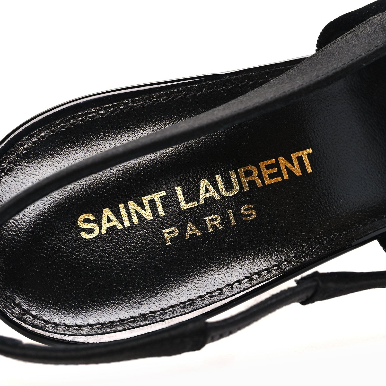 Saint Laurent Velluto Master Raso Regale Victoire 115 Slingback Pumps 38.5 8 of 10