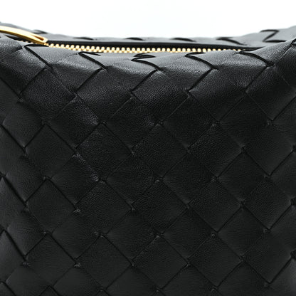 Bottega Veneta Calfskin Nappa Intrecciato Candy Wallace Black 8 of 10