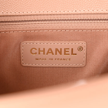 Chanel Caviar Quilted New Medium Boy Flap Beige 6 of 11