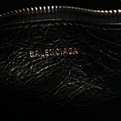 Balenciaga Wool Cuir Arena Plaid Diagonal Allover Logo Matelasse XS Bazar Shopper Tote Red Black 6 of 12