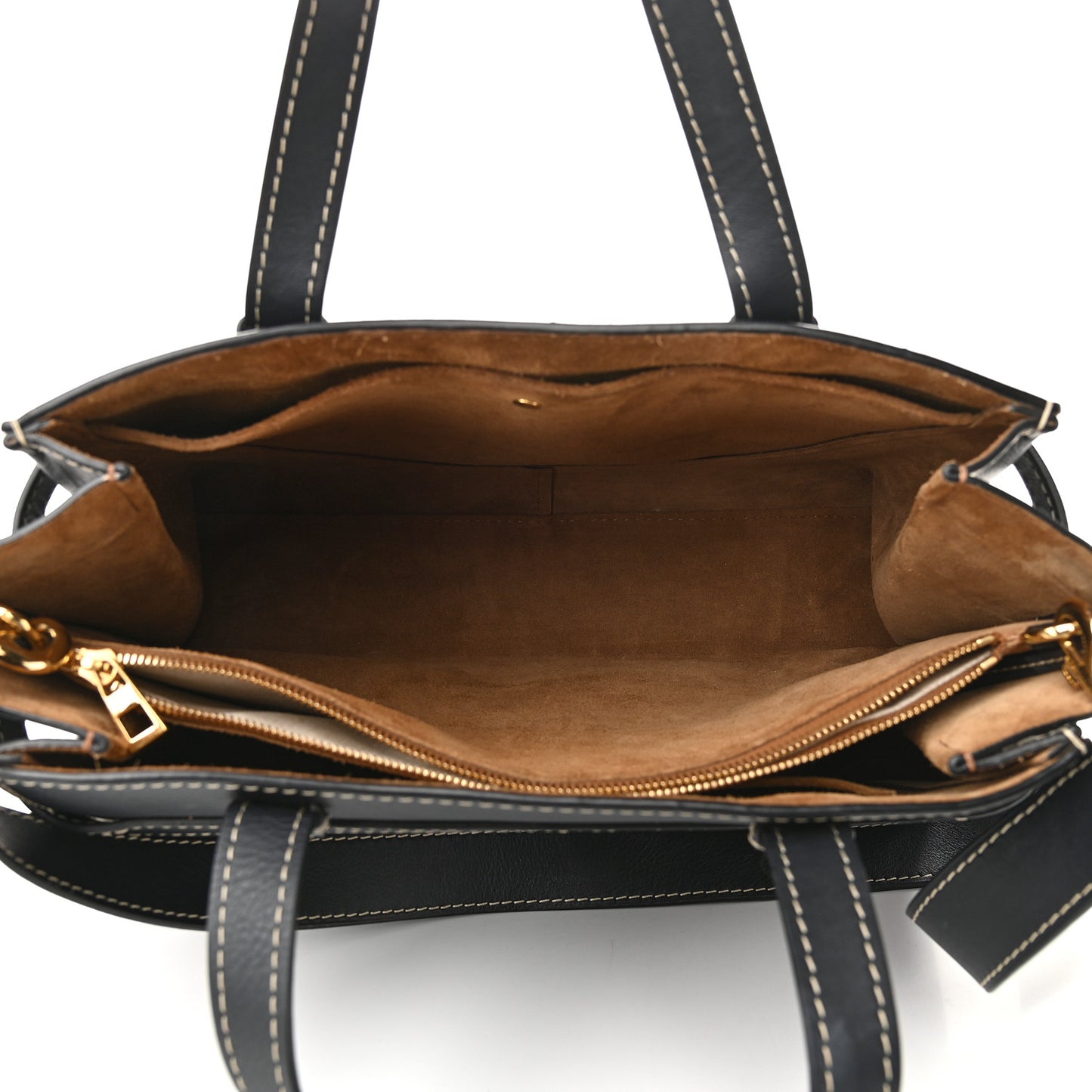 Calfskin Gate Tote Midnight Blue