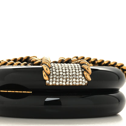 Chanel Resin Crystal Rescue Wheel Minaudière Black 10 of 10