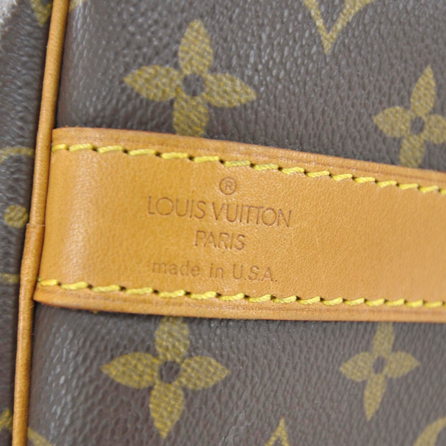 Louis Vuitton Monogram Keepall 55 + Strap 9 of 10