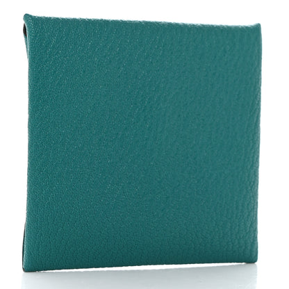 Hermes Chevre Mysore Bastia Coin Purse Vert Bosphore 3 of 8