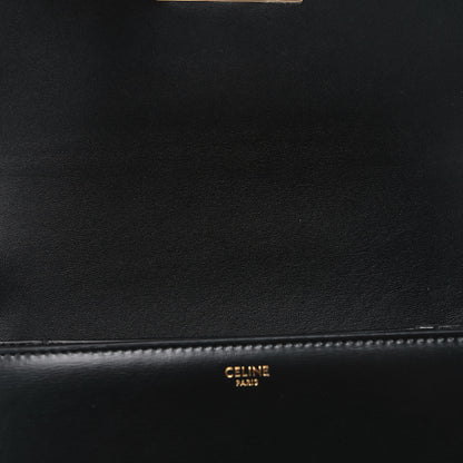 Celine Shiny Calfskin Medium Triomphe Black 9 of 15