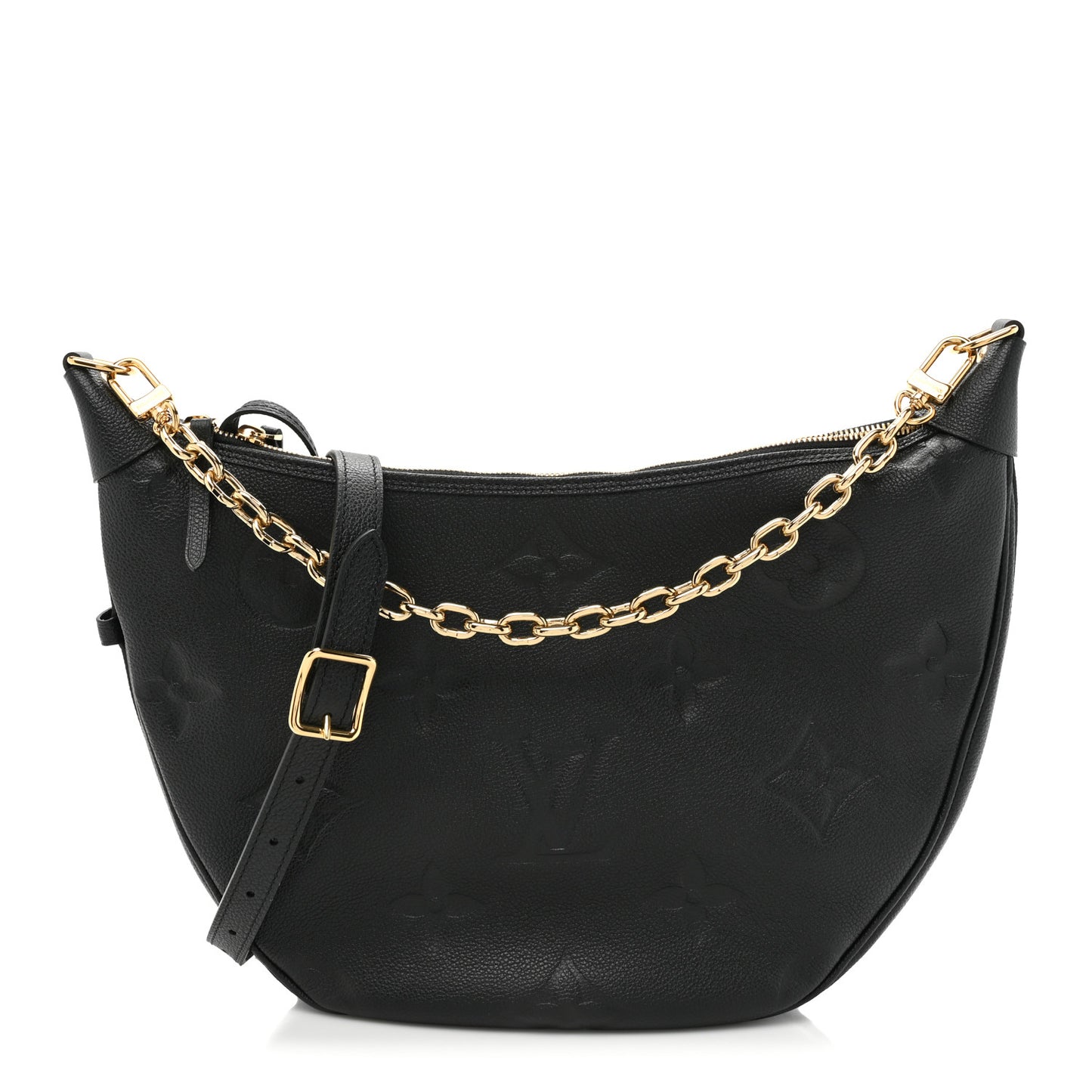 Empreinte Monogram Giant Loop Hobo Black