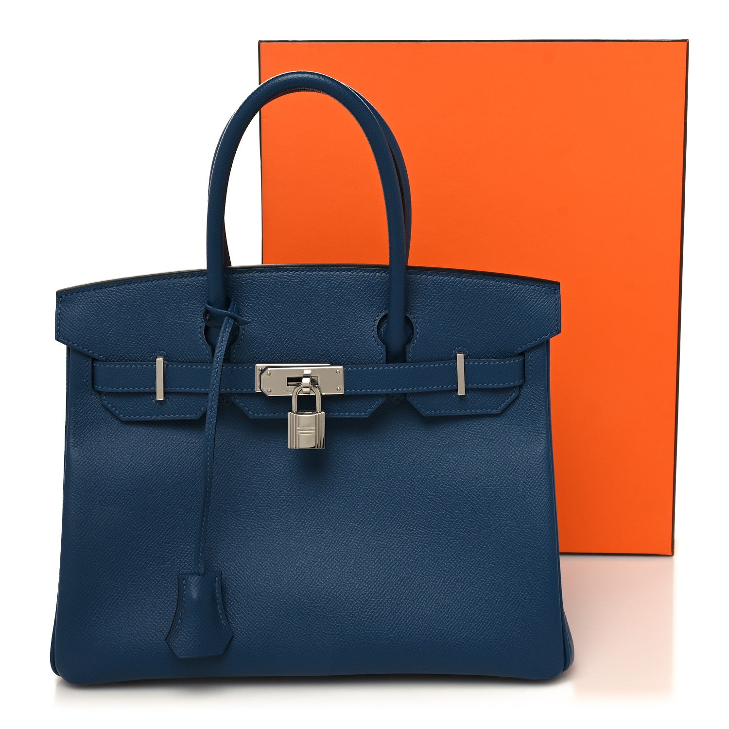 Hermes Epsom Birkin 30 Deep Blue 13 of 13