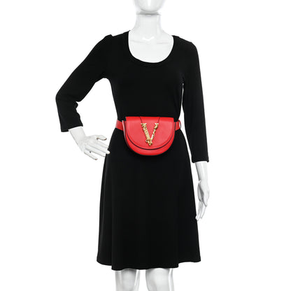 Versace Vitello Virtus Belt Bag Eros Flame Red 2 of 11