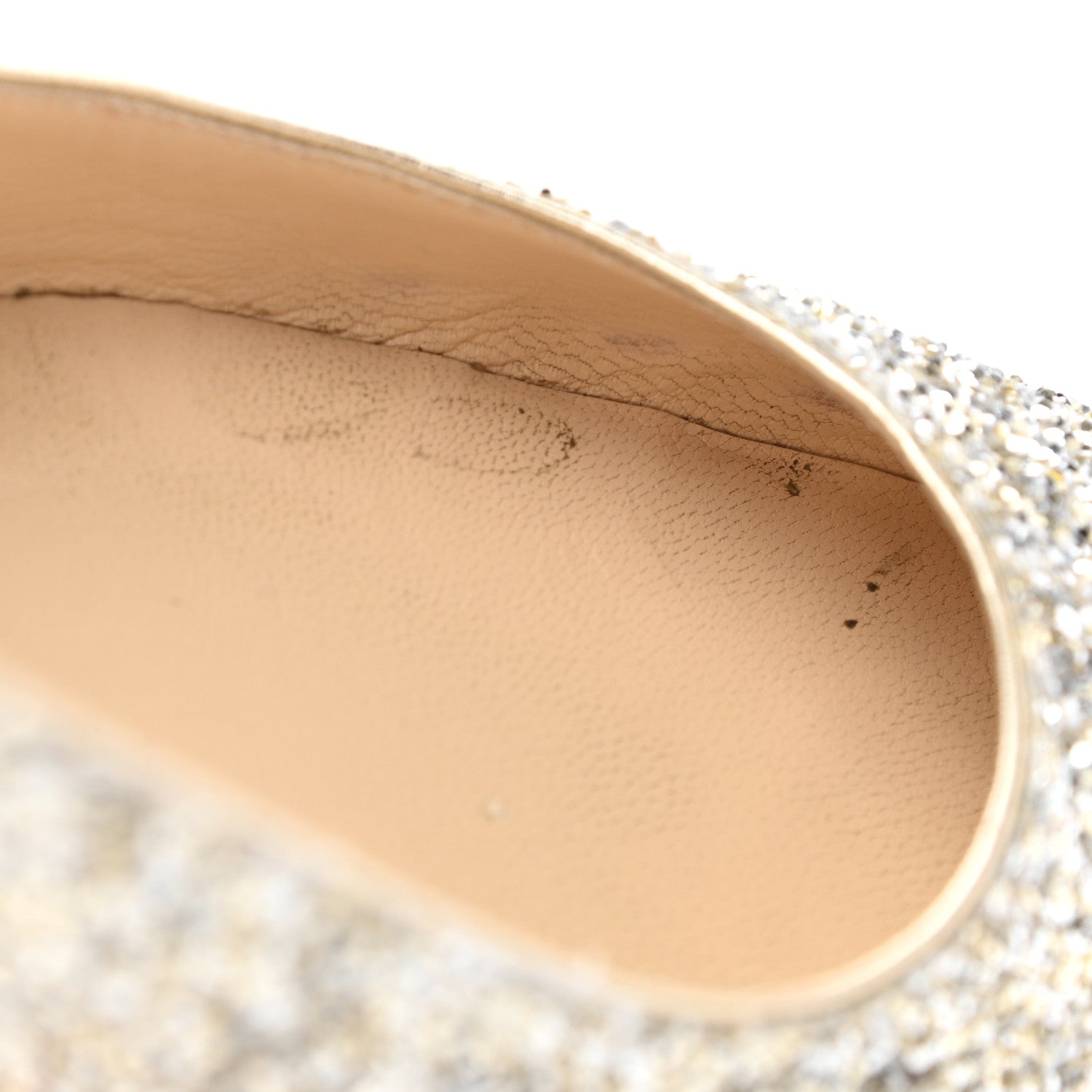 Jimmy Choo Glitter Gemma 40 Slingback Pump 37 Champagne 8 of 9
