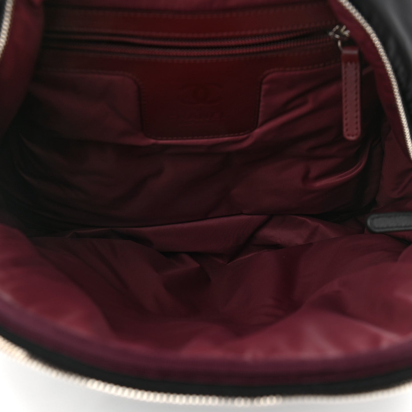 Nylon Quilted Coco Cocoon Backpack Black