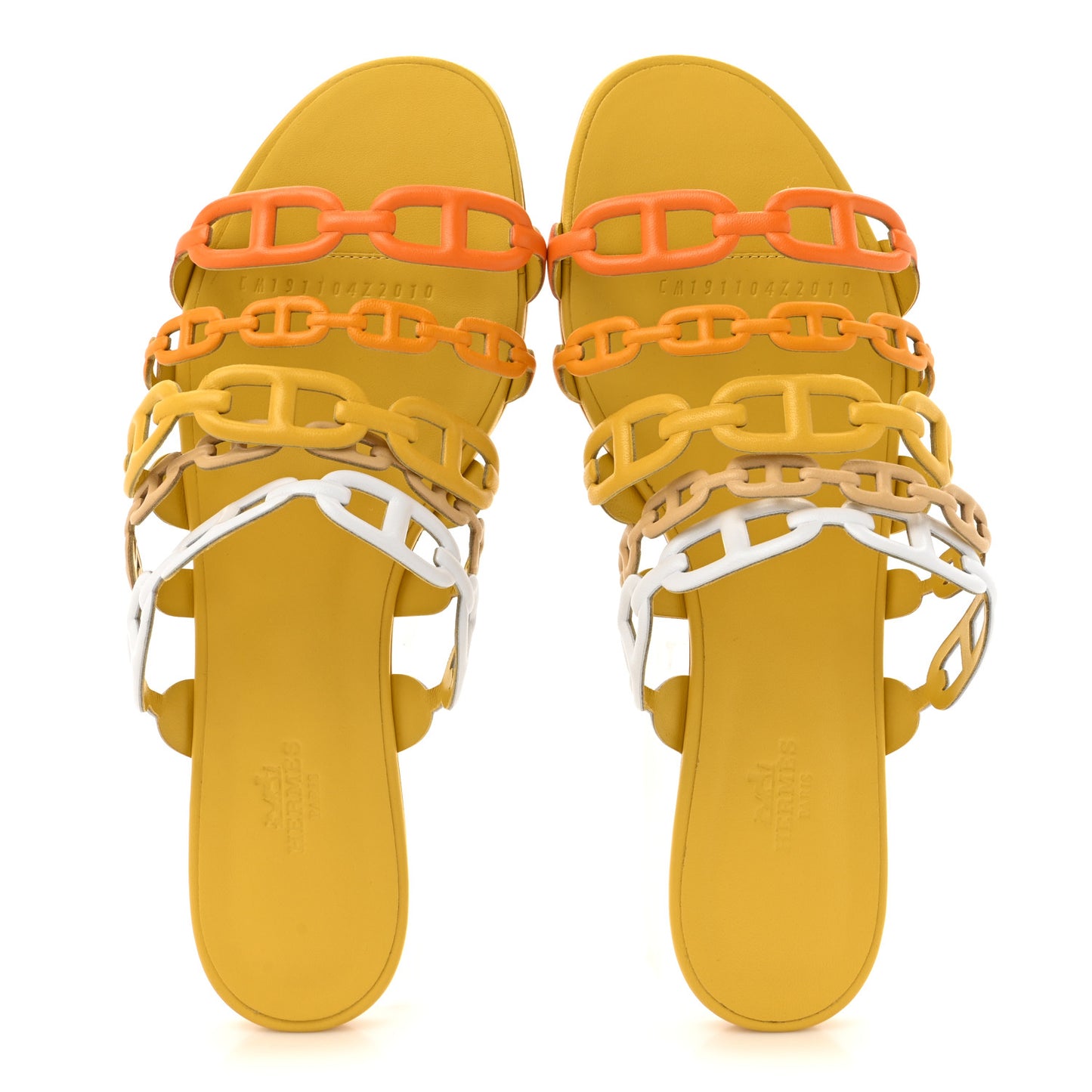 Nappa Thalassa Sandals 39 Jaune Citrone
