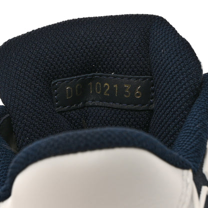 Christian Dior Canvas Embroidered Womens Walk'n' Dior Star High Top Sneakers 36 White Navy 7 of 8