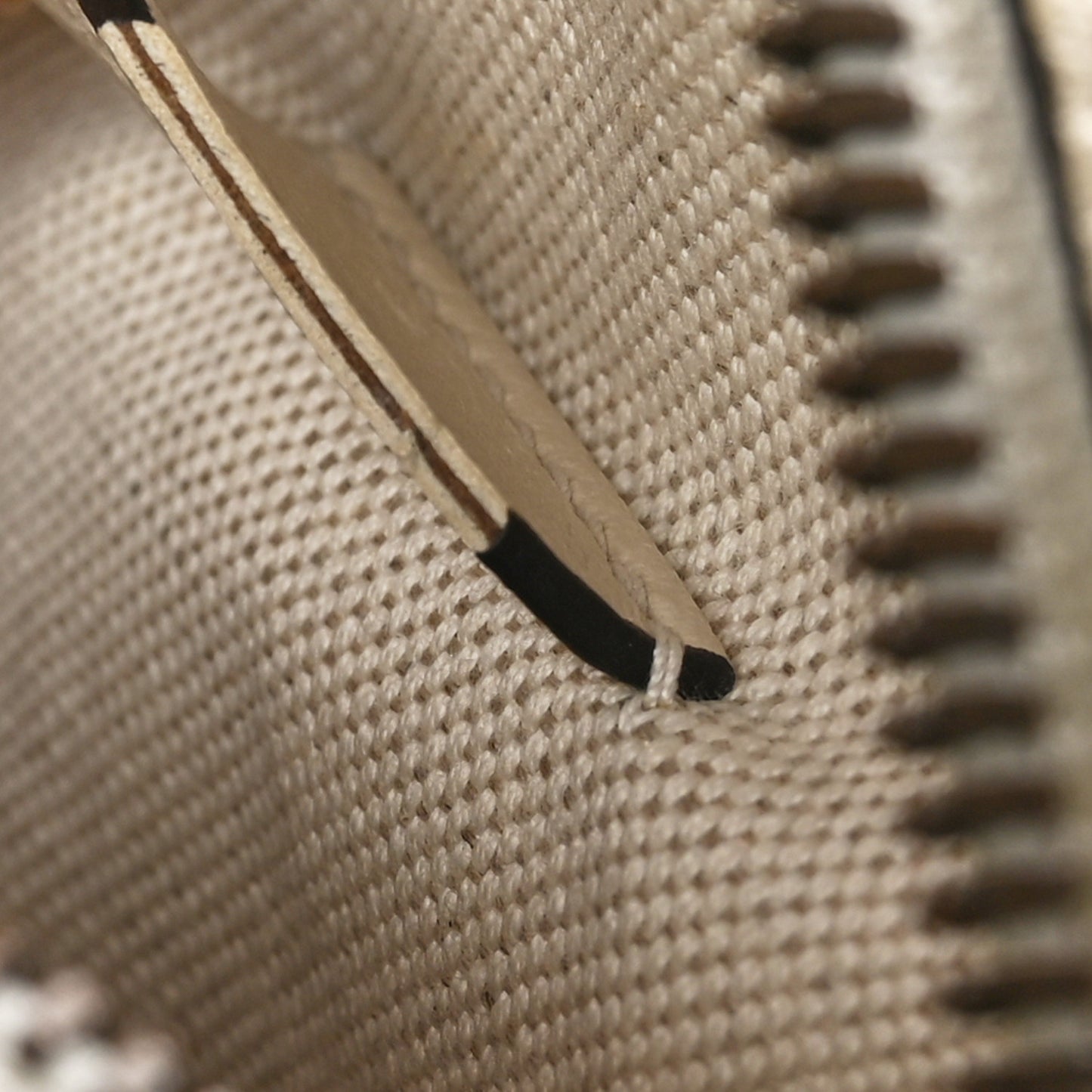 Grained Calfskin Mini Logo Messenger Bag White