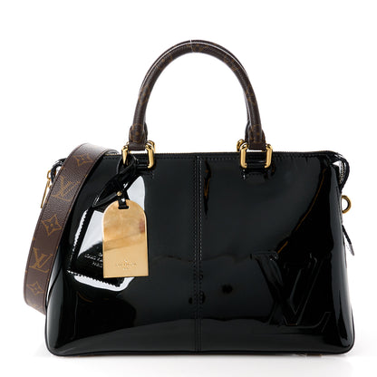 Louis Vuitton Patent Calfskin Miroir Tote Black 3 of 11
