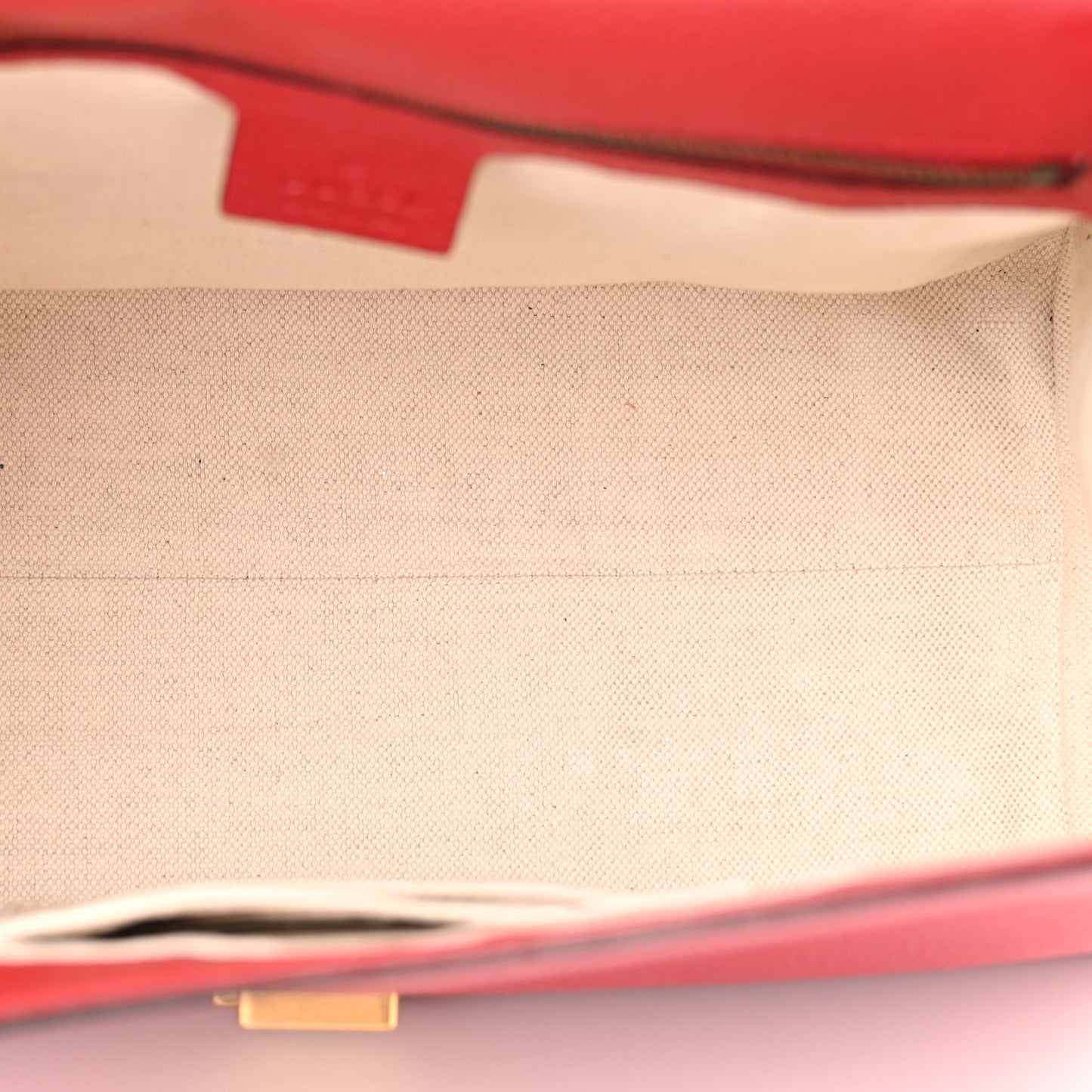 Calfskin Small GG Marmont Top Handle Bag Vulcanic Red