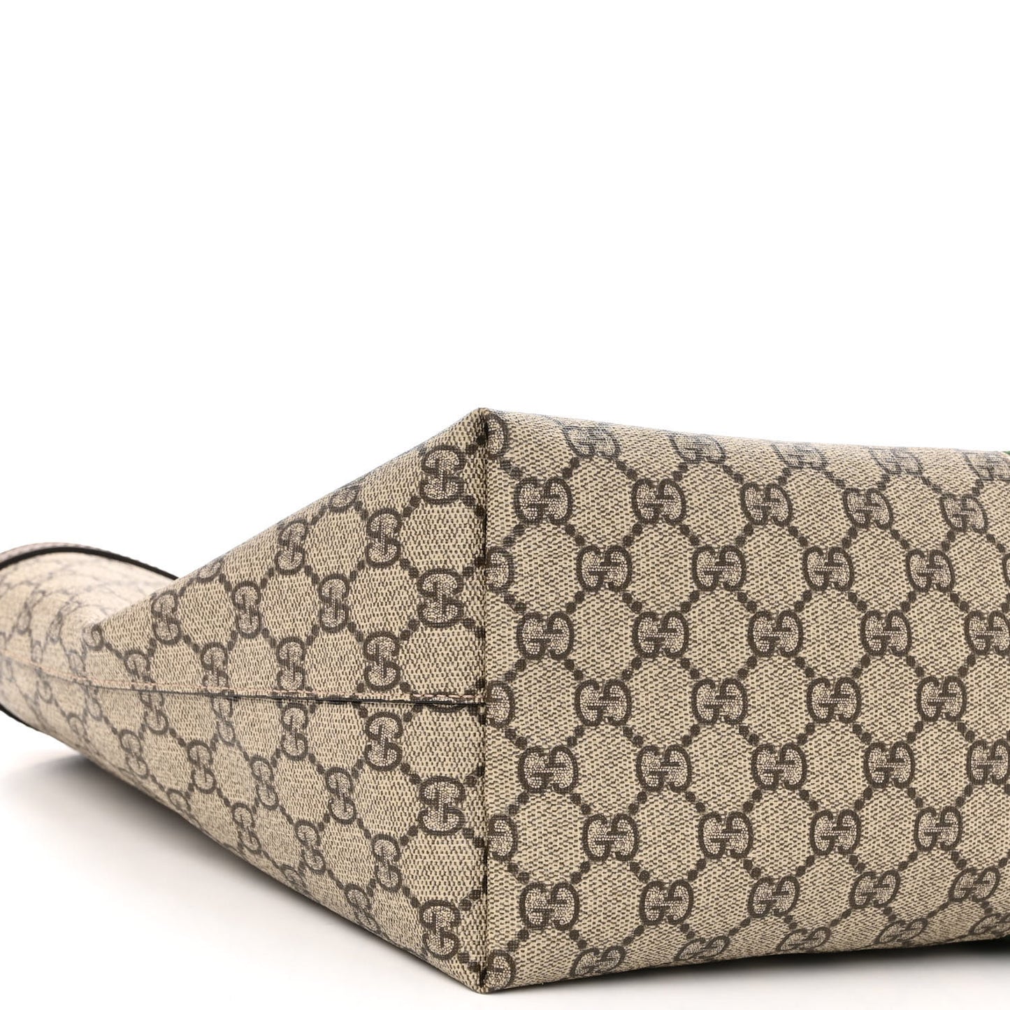 GG Supreme Monogram Medium Ophidia Shopping Tote Brown