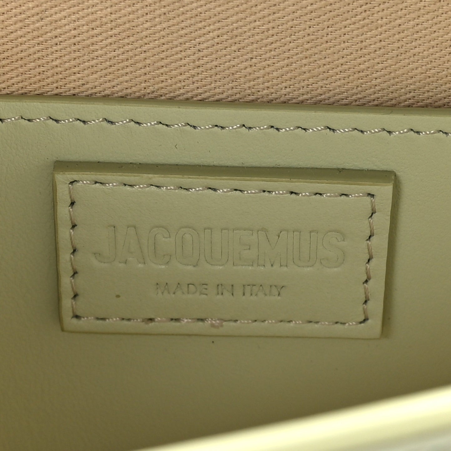 Smooth Calfskin Le Bambino Long Mint Green