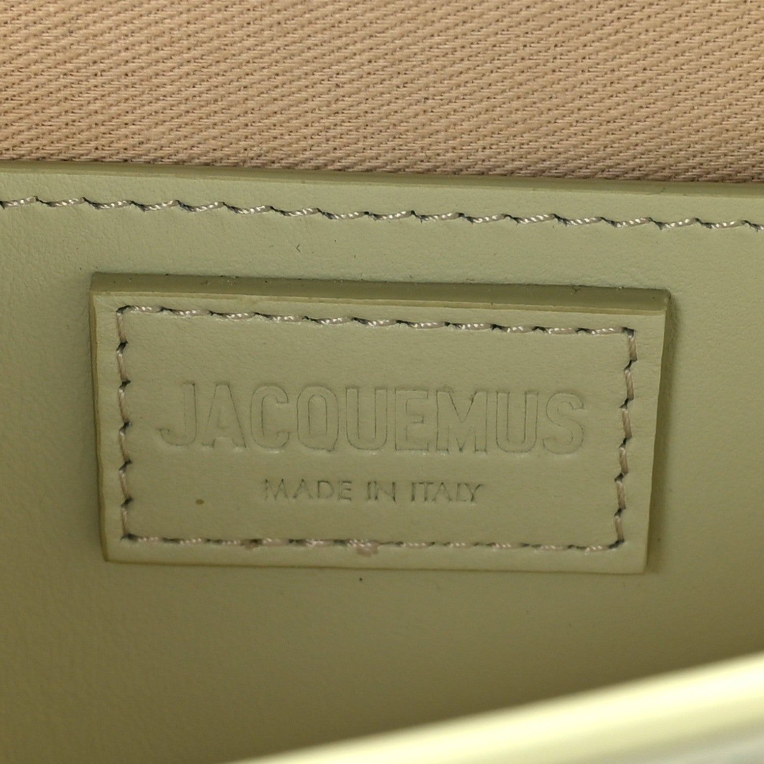 Jacquemus Smooth Calfskin Le Bambino Long Mint Green 6 of 8