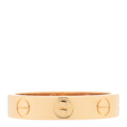 Cartier 18K Yellow Gold 3.5mm LOVE Wedding Band Ring 47 4 1 of 4